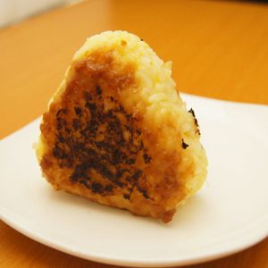 カボチャ煮ペーストの焼きおにぎり