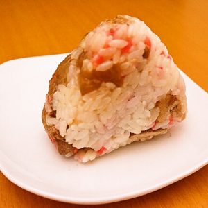 ごろっと角煮の味染みおにぎり