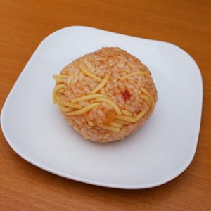 ナポリタンのスパメシおにぎり