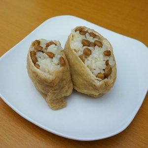 納豆のネバネバいなり寿司